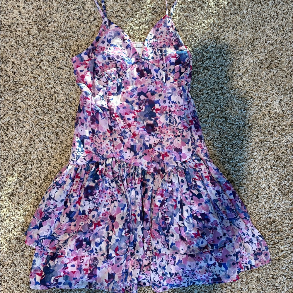 Purple Floral Dress